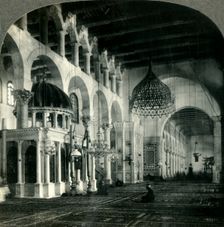 Omaiyade, the Grand Mosque of Damascus, Syria c1930s. Creator: Unknown