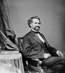 Omar Dwight Conger of Michigan, between 1860 and 1875. Creator: Unknown