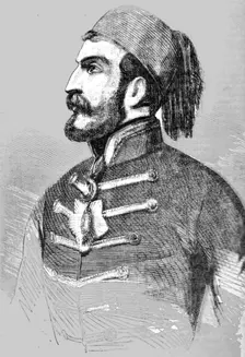 Omar Pacha, Ffield Marshal, commander of Turkish troops in Danubian Principalities, 1854 Creator: Unknown