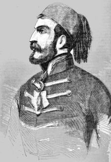 Omar Pacha, Ffield Marshal, commander of Turkish troops in Danubian Principalities, 1854 Creator: Unknown