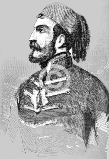 'Omar Pacha, Ffield Marshal, commander of Turkish troops in Danubian Principalities, 1854 Creator: Unknown.