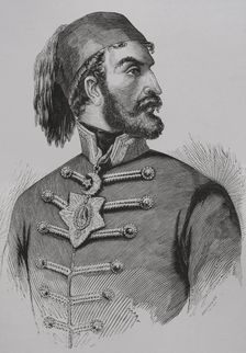 Omar Pasha (1806-1871), Ottoman general and governor, born in Croatia, (1856). Creator: Unknown
