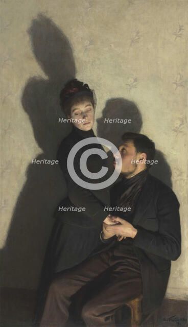 Ombres portées (Cast Shadows), 1891. Creator: Friant, Émile (1863-1932).