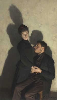 Ombres portées (Cast Shadows), 1891. Creator: Friant, Émile (1863-1932)