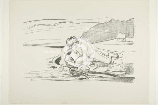 Omega's Death, 1908/09. Creator: Edvard Munch.