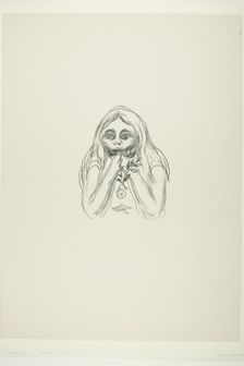 Omega's Eyes, 1908/09. Creator: Edvard Munch