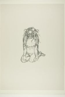 Omega Weeping, 1908/09. Creator: Edvard Munch