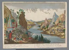 Omen in the flight of birds, 1742-1801. Creator: Anon