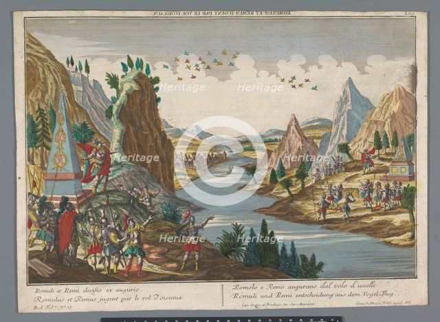 Omen in the flight of birds, 1742-1801.  Creator: Anon.