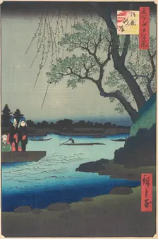 Ommayagashi, Sumida River, ca. 1857., ca. 1857. Creator: Ando Hiroshige