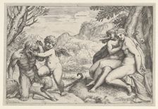 Omnia Vincit Amor, 1599. Creator: Agostino Carracci
