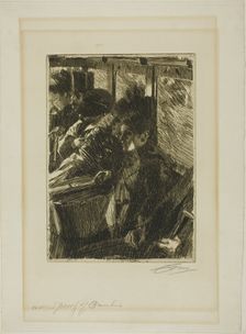 Omnibus, 1892. Creator: Anders Leonard Zorn