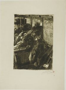 Omnibus, 1892. Creator: Anders Leonard Zorn