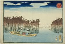 Omori, from the series "Famous Places in the Eastern Capital (Toto meisho)", c. 1832/33. Creator: Utagawa Kuniyoshi