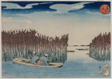 Omori, from the series Famous Places in the Eastern Capital, early 1830s. Creator: Utagawa Kuniyoshi (Japanese, 1797-1861)