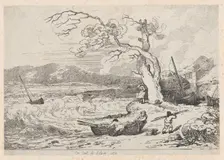 On Coast of Sussex, 1784-85., 1784-85. Creator: Thomas Rowlandson