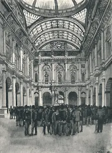 On Change - Royal Exchange 1891. Creator: William Luker