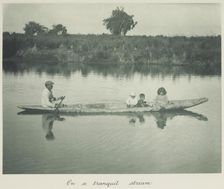 On a tranquil stream. From the album: Camera Pictures of New Zealand, 1920s. Creator: Harry Moult
