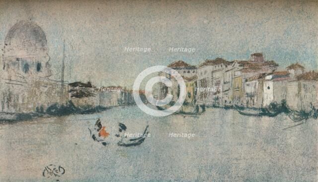 On a Venetian Canal, c1854-1903, (1903). Artist: James Abbott McNeill Whistler