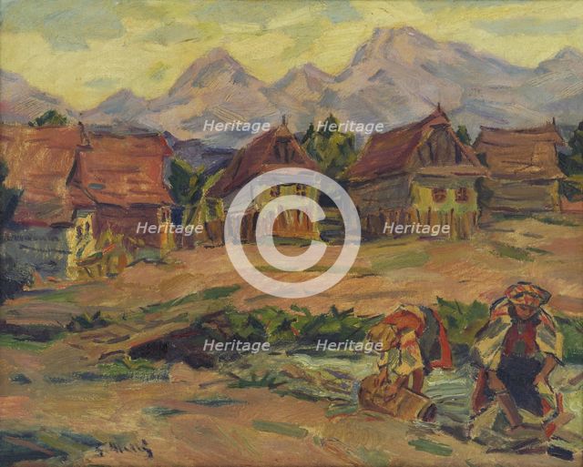 On a Brook below the Tatras, 1930-1935. Creator: Gustav Mally.