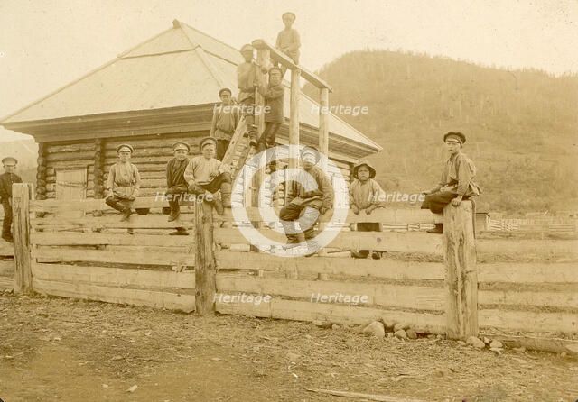 On a Break, 1909. Creator: Nikolai Georgievich Katanaev.