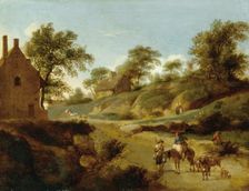 On a Country Road, c1666-1668. Creator: Jan van der Heyden