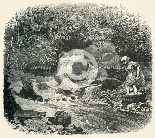'On a Highland Stream', c1870.