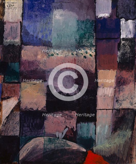 On a Motif from Hammamet, 1914. Creator: Paul Klee.