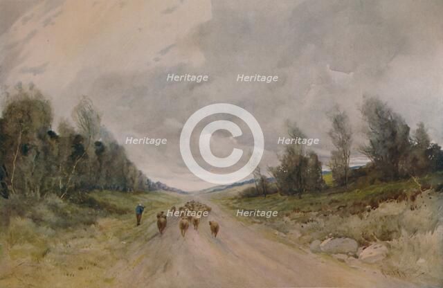 'On a Northumberland Road', 20th century, (1935). Artist: Robert J Hewitt.