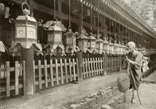 On a Pilgrimage to Nara 1910. Creator: Herbert Ponting