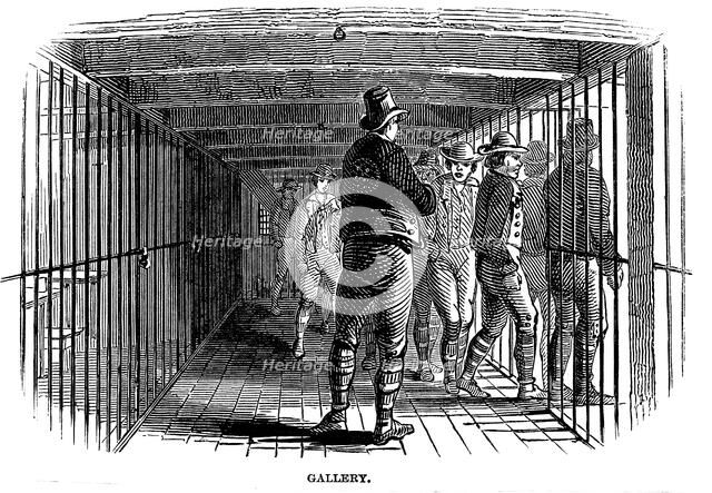 On board a prison hulk, 1848. Artist: Unknown