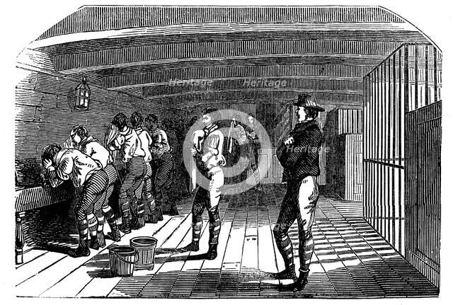 On board a prison hulk, 1848. Artist: Unknown