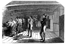 On board a prison hulk, 1848