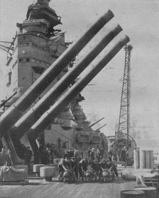 On Board H.M.S. Nelson, members of the South African division of the RNVR 1941