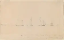 On Board of the Stony Brook Packet, 1848. Creator: William Sidney Mount