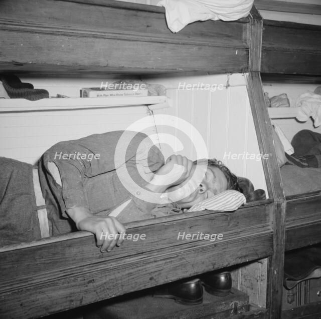 On board the fishing boat Alden, out of Gloucester, Massachusetts, 1943. Creator: Gordon Parks.