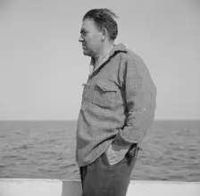 On board the fishing boat Alden out of Gloucester, Massachusetts, 1943. Creator: Gordon Parks