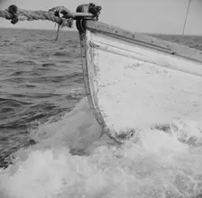 On board the fishing boat Alden out of Gloucester, Massachusetts, 1943. Creator: Gordon Parks