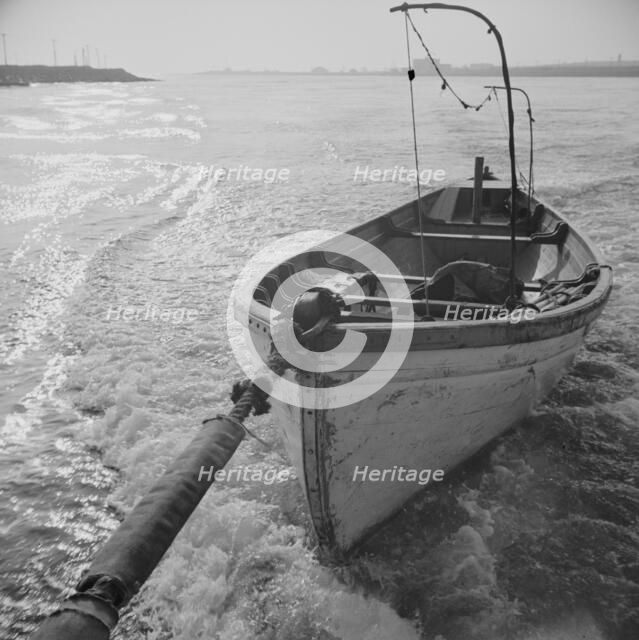 On board the fishing boat Alden out of Gloucester, Massachusetts, 1943. Creator: Gordon Parks.