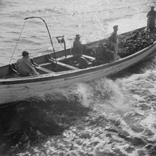 On board the fishing boat Alden, out of Gloucester, Massachusetts, 1943. Creator: Gordon Parks