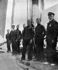 On board the yacht Britannia 1908. Artist: Queen Alexandra