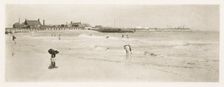 On Gorleston Sands, 1887. Creators: Peter Henry Emerson, Walter L. Colls