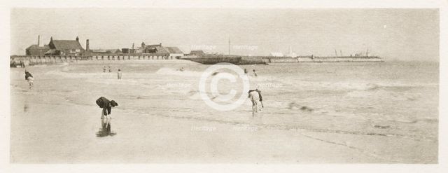 On Gorleston Sands, 1887. Creators: Peter Henry Emerson, Walter L. Colls.
