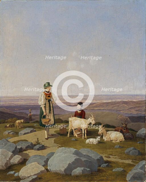 On Gaisalm. Artist: Kobell, Wilhelm, Ritter von (1766-1853)