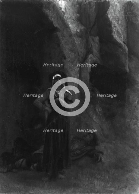 On Guard, 1860/70. Creator: Antoine Auguste Ernest Hebert.