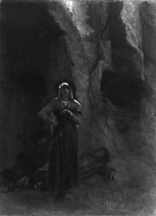 On Guard, 1860/70. Creator: Antoine Auguste Ernest Hebert