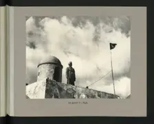 On guard in Libya. Creator: Colonial Office