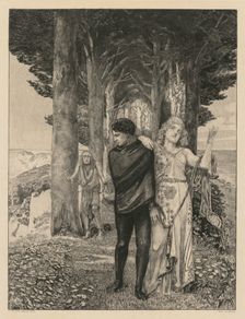 On Death Part Two, Opus XIII Print 4: Genius (Artist), 1903. Creator: Max Klinger (German, 1857-1920); Felsing, Berlin