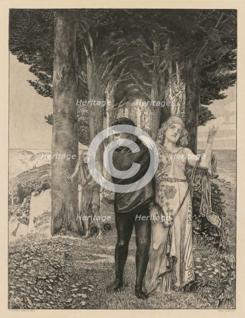 On Death Part Two, Opus XIII Print 4: Genius (Artist), 1903. Creator: Max Klinger (German, 1857-1920); Felsing, Berlin.