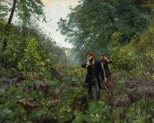 On Forbidden Roads, 1886. Creator: Brendekilde, Hans Andersen (1857-1942)